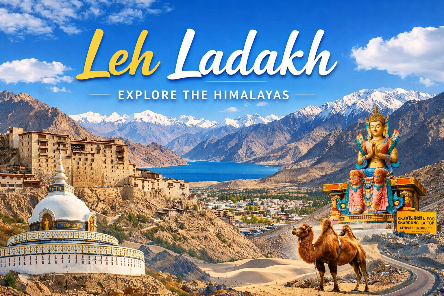 🏔️ Leh(Ladakh) Travel Guide in Hindi 2026 – स्वर्ग सा सफ़र