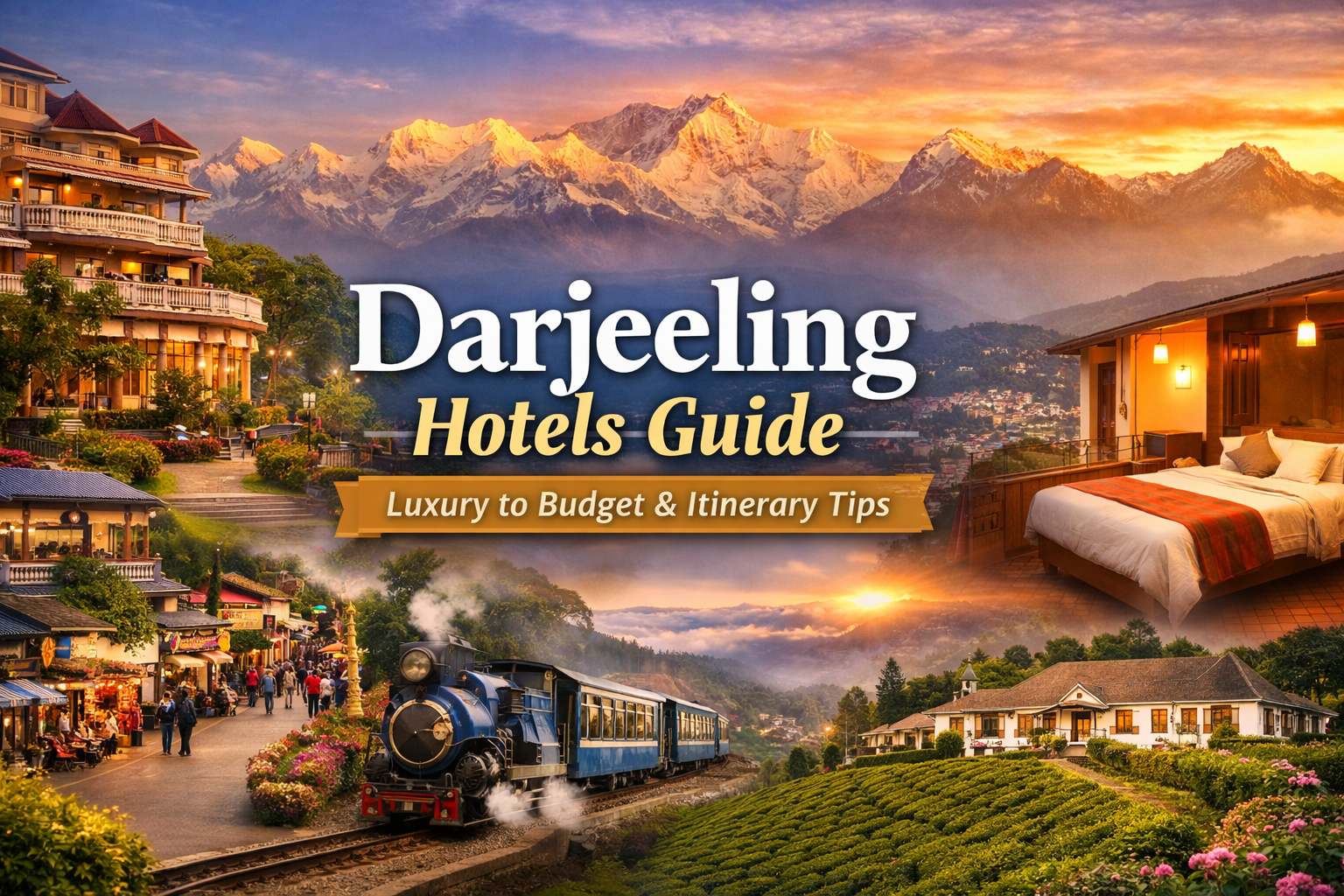 ⭐ Darjeeling Hotels Guide 2026: Luxury, Mid & Budget Stays + Day-Wise Itinerary