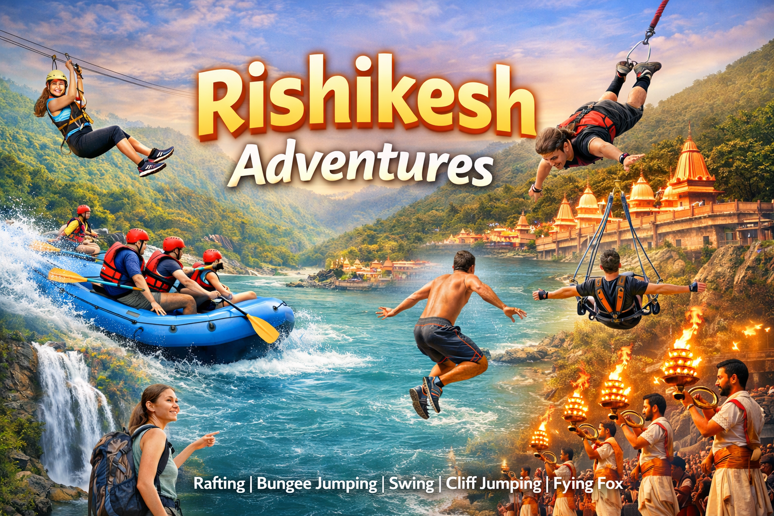 Rishikesh Activities Guide: Rafting, Bungee Jumping, Ganga Aarti aur Top Adventures (Complete Travel Guide)