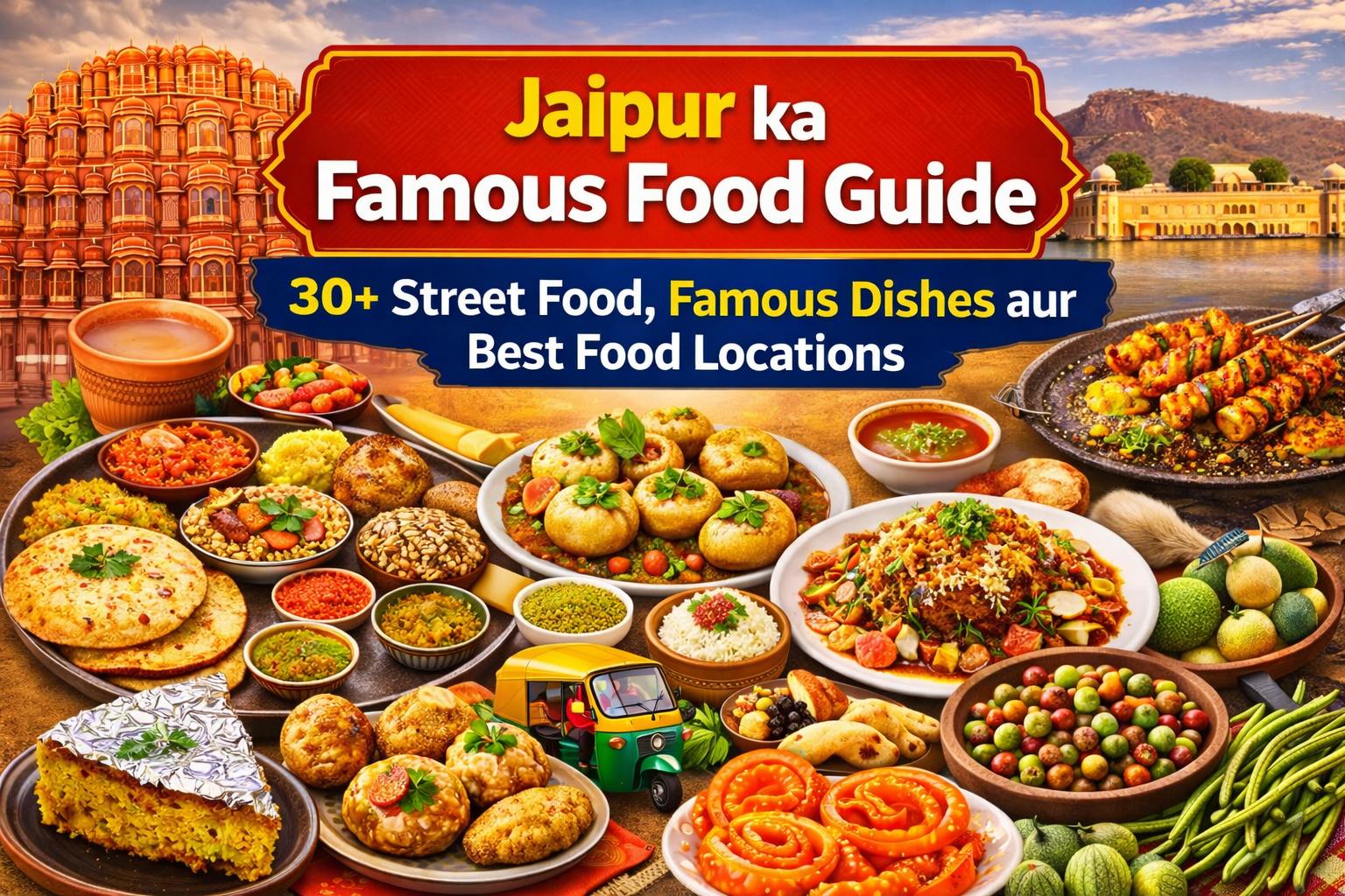 Jaipur Famous Food Guide – Street Food, Traditional Dishes & Best Food Places