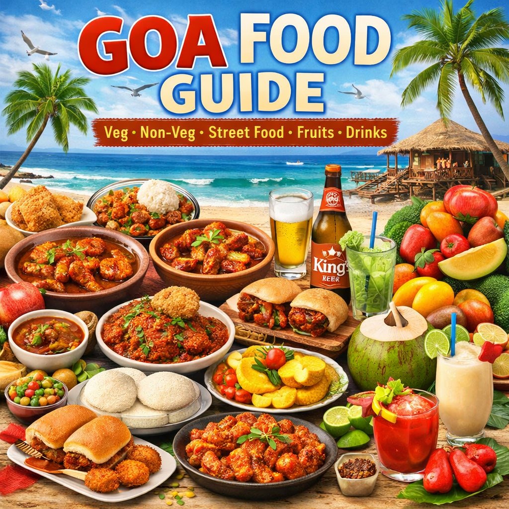 Goa Food Guide 2026 – Famous Veg & Non-Veg Dishes,