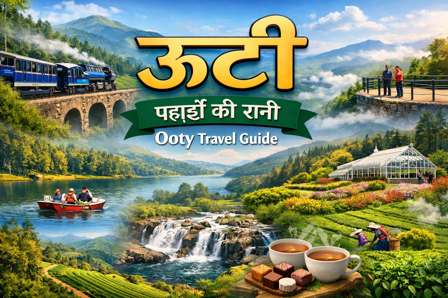 Ooty Travel Guide Hindi 2026 – Ooty me Kaha Ghoome, Best Places, Activities, Hotels, Food, Budget & Complete Trip Plan