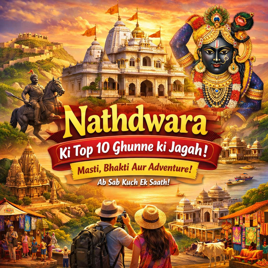 Nathdwara Me Ghumne Ki 10 Best Jagah – Shreenathji Temple Darshan, Travel Guide