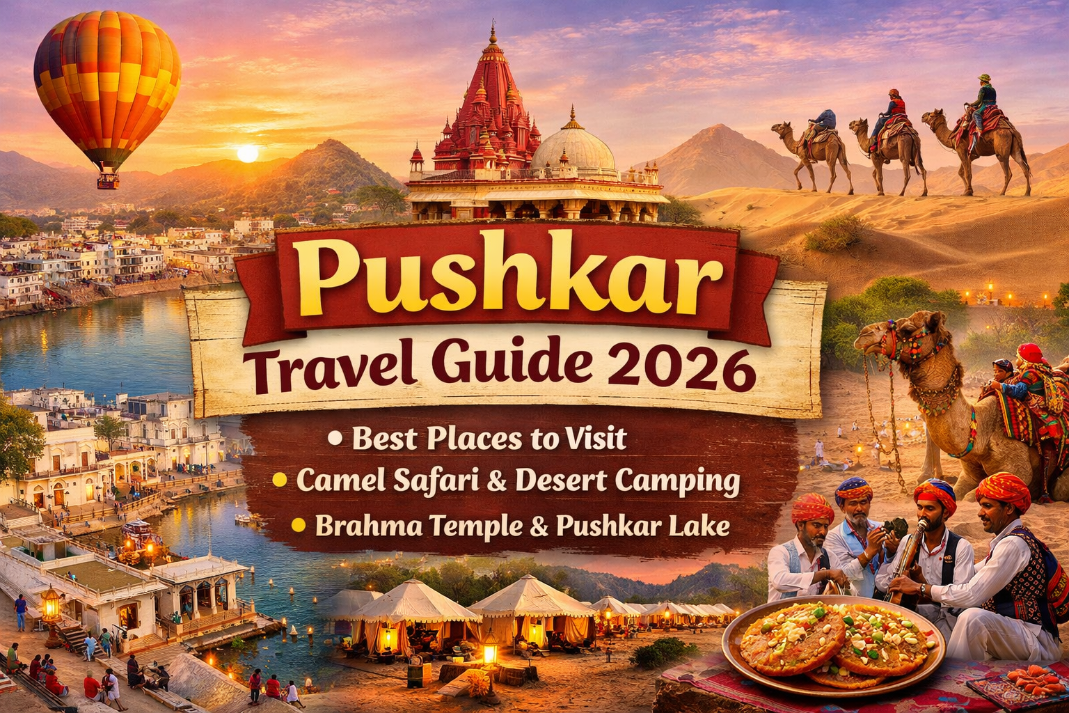 Pushkar Travel Guide 2026 – Best Places to Visit in Pushkar Rajasthan, Things to Do, Travel Tips