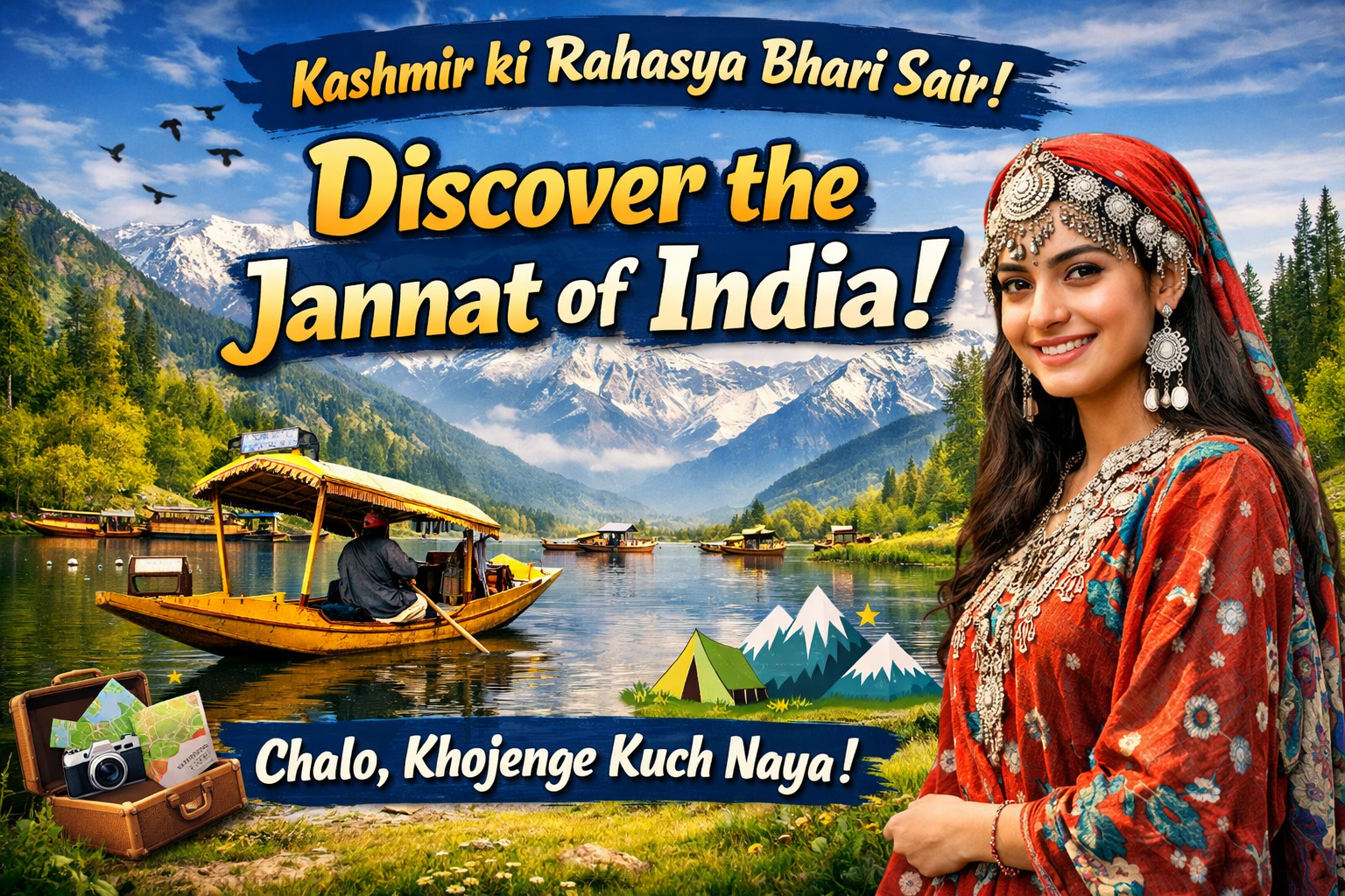 Kashmir Jaane Ka Sabse Best Time 2026 😍 (Best Time to Visit Kashmir 2026 – Full Guide)